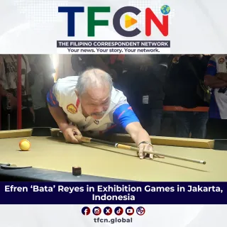 Efren ‘Bata’ Reyes in Exhibition Games in Jakarta, Indonesia