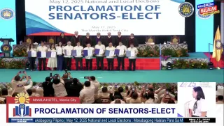 Comelec Proclaims Winning Senators in 2025 Polls