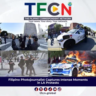 Filipino Photojournalist Captures Intense Moments in LA Protests