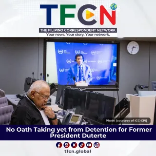 No oath taking yet from detention for former president Duterte?