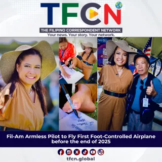 Fil-Am Armless Pilot to Fly First Foot-Controlled Airplane before the end of 2025