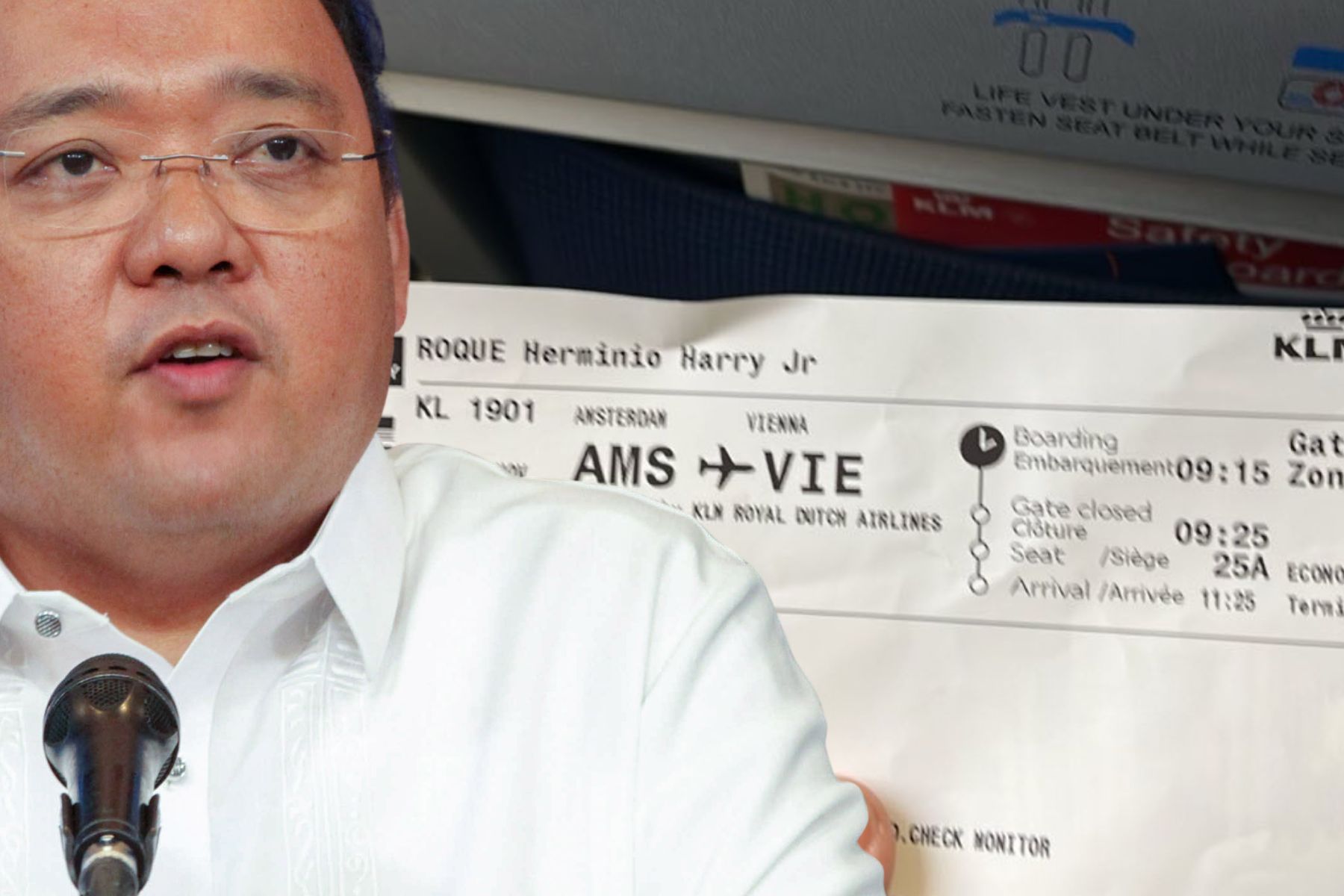 Harry Roque Denies Reported Arrest; Says He Is Traveling To Vienna
