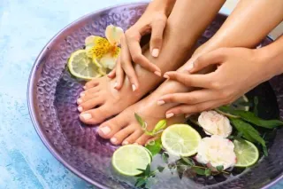 Pedicure Hydrated with Refresh: The Cucumber & Citrus Experience at Our Spa