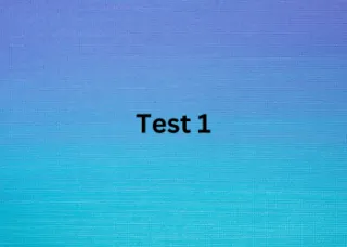 Test 2