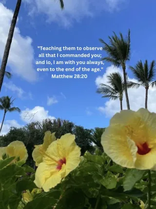Matthew 28:20