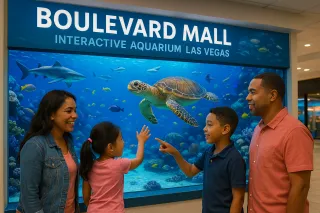 Granddaughter + Aquatic Adventures: A Day at Aquarium Vegas