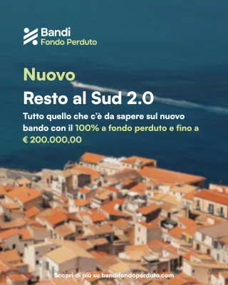 Resto al Sud 2.0: Guida 2025 voucher contributi mezzogiorno