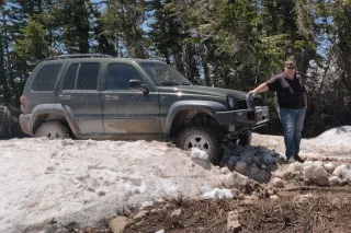 Stuck on Skyline Dr. in Sanpete County Utah