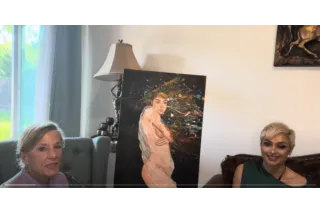 Meet Leila Azari, Owner Artist and designer of Leila Art Gallery in Concord, California