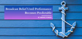 Broadcast Belief Until Performance Becomes Predictable