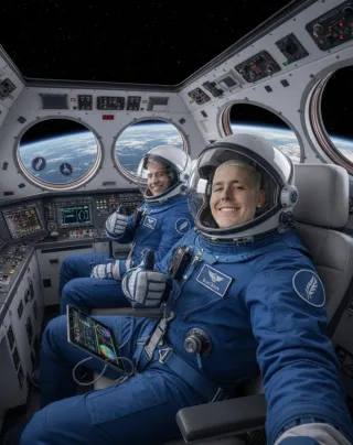 The Cosmic Leap: Kingant777, the First Crypto Influencer to Journey with Blue Origin