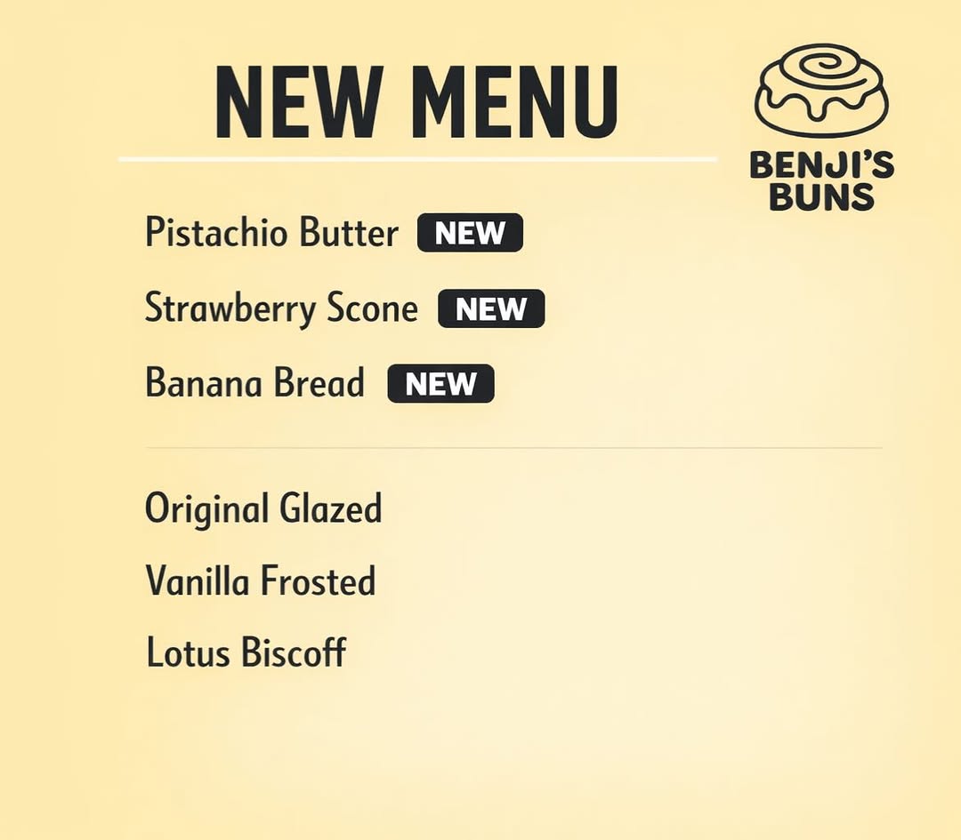 Benji's New Flavors: Pistachio Butter, Strawberry Scone & Banana Bread 1/30/26