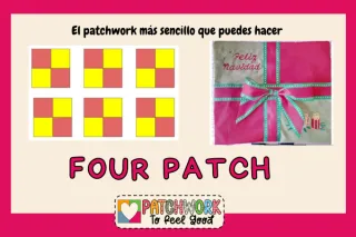Técnica de Patchwork Four Patch