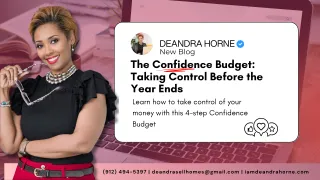 The Confidence Budget: How to Finish the Year Strong Financially