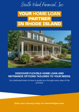 Rhode Island Mortgage Broker & Loan Officer | Home Loan & Refinance