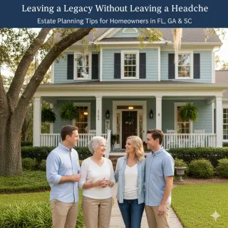 How to Leave a Legacy Without Leaving a Headache (What Every Homeowner Needs to Know)