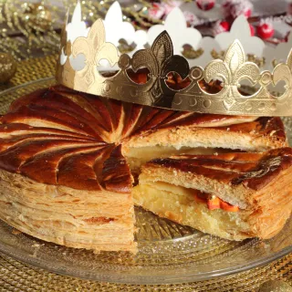 Délicieuse galette des Rois à la crème d'amande