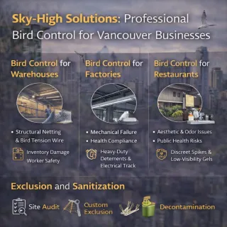 Sky-High Solutions: Professional Bird Control for Vancouver Businesses