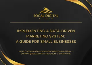 Implementing a Data-Driven Marketing System: A Comprehensive Guide for Small Businesses