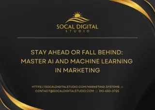 Stay Ahead or Fall Behind: Master AI and Machine Learning in Marketing