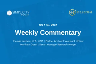 Weekly Market Commentary