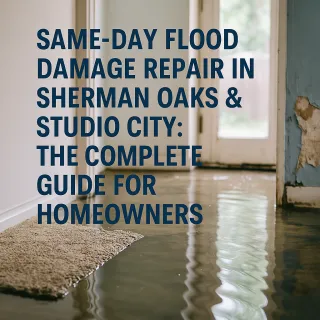 Same-Day Flood Damage Repair in Sherman Oaks & Studio City: The Complete Guide for Homeowners