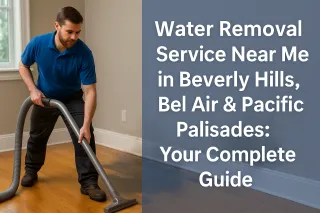Water Removal Service Near Me in Beverly Hills, Bel Air & Pacific Palisades: Your Complete Guide