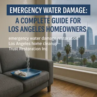 Emergency Water Damage: A Complete Guide for Los Angeles Homeowners