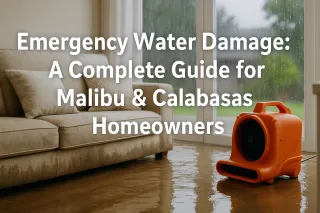 Emergency Water Damage: A Complete Guide for Malibu & Calabasas Homeowners