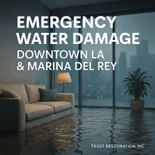 Emergency Water Damage: A Complete Guide for Downtown LA & Marina del Rey Homeowners