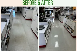 Strip and Seal VCT Flooring