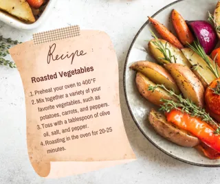 Easy Healthy Roasted Vegetables Recipe