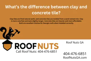 What’s the difference between clay and concrete tile?