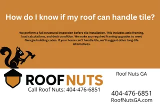 How do I know if my roof can handle tile?