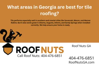 What areas in Georgia are best for tile roofing?