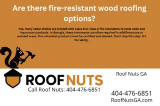 Are there fire-resistant wood roofing options?