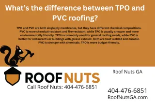 What’s the difference between TPO and PVC roofing?