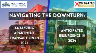 The Question of the Year❗ How do I get started with real estate investing❗❓ Do I start small or go big❗❓: Analyzing Apartment Transactions in 2023 and the Anticipated Resurgence in 2024
