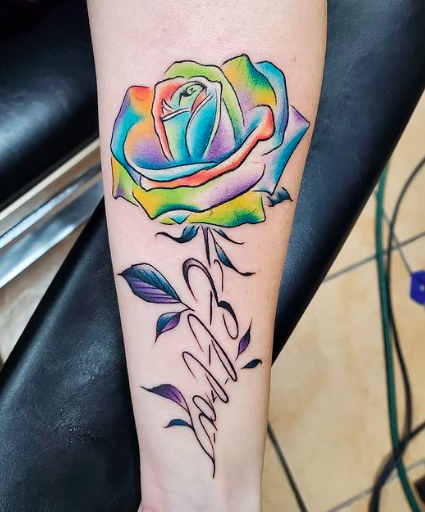 Watercolor Rose