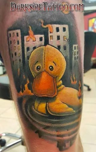 Color Ducky Tattoo