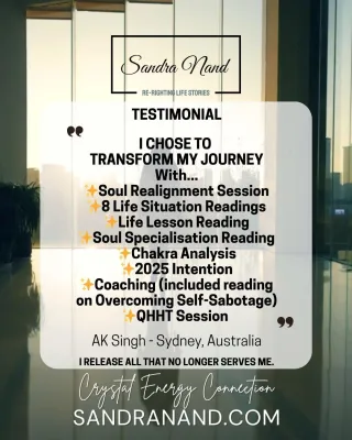 I Am A Very Different Person As A Result Of This Work - Soul Signature Sessions by AK Singh - Sydney, Australia