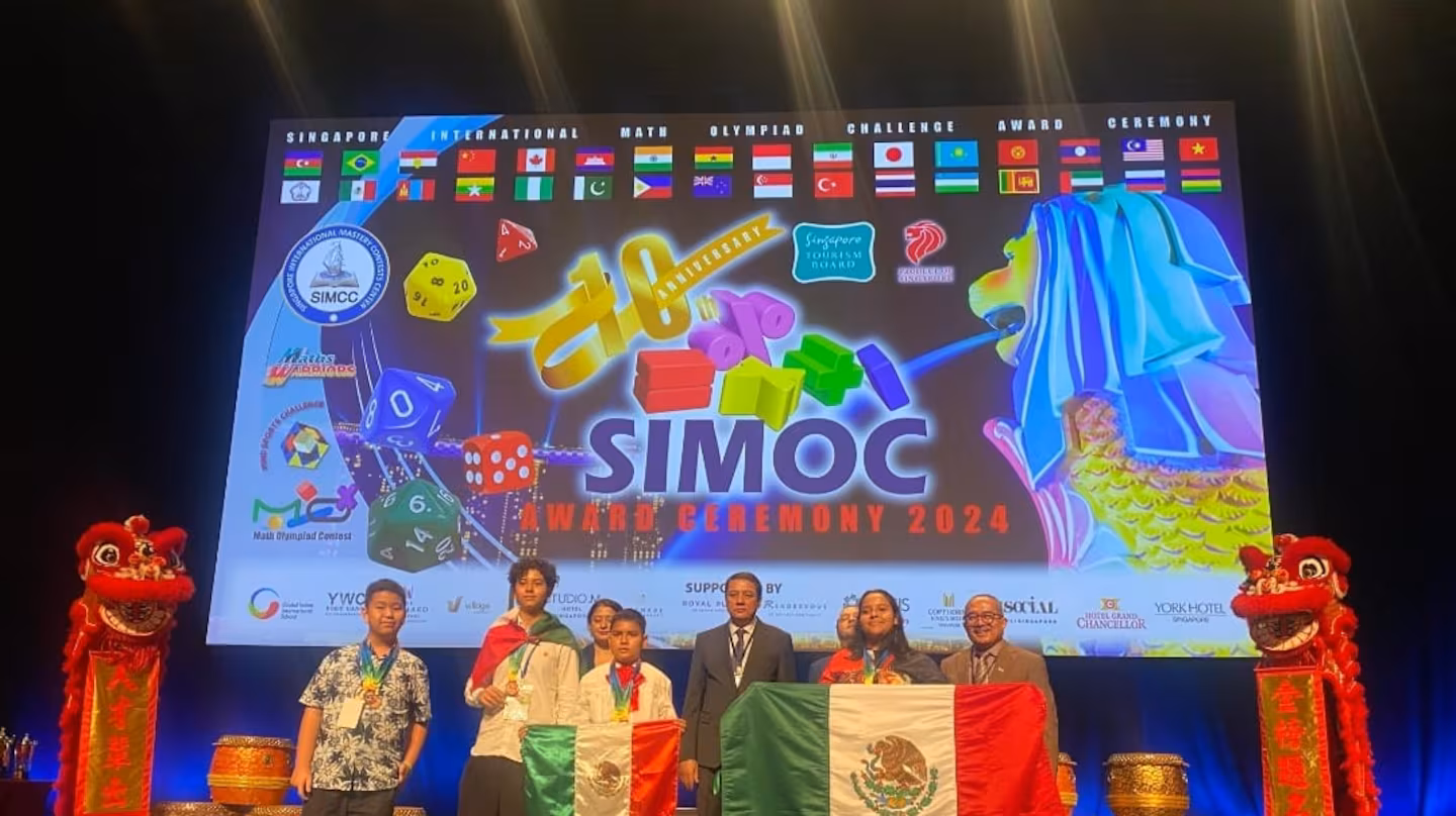 Triunfo Mexicano en Singapur: Ignacio Leycegui Brilla en Olimpiada Internacional de Matemáticas