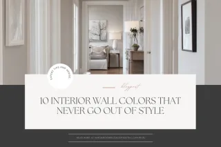 10 Interior Wall Colors That Never Go Out of Style