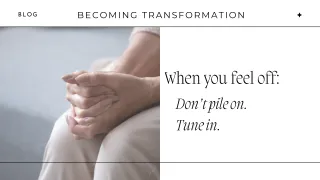 Drop Self Judgement
