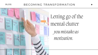 letting go mental clutter