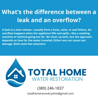 What’s the difference between a leak and an overflow?