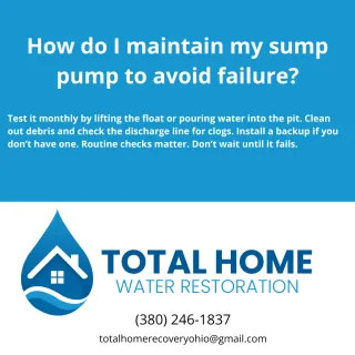 How do I maintain my sump pump to avoid failure?
