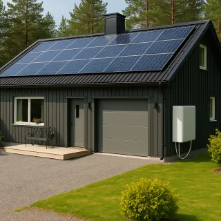 Att välja rätt storlek på solcellsbatteri