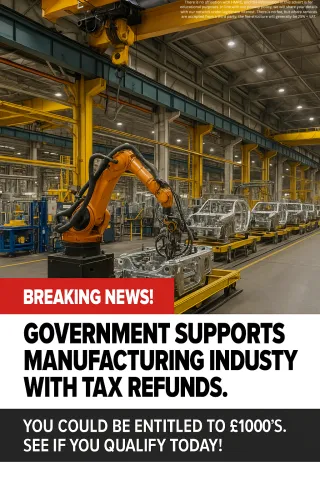 Government Commits to the Manufacturing Sector with Tax Relief