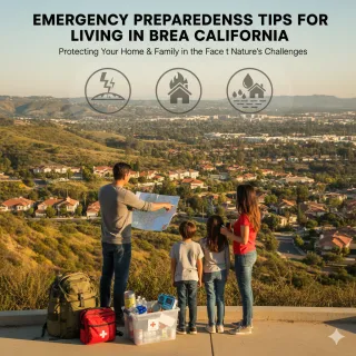 Emergency preparedness tips for living in brea California